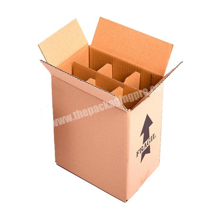 Luxury wine shipping box flat shipping box