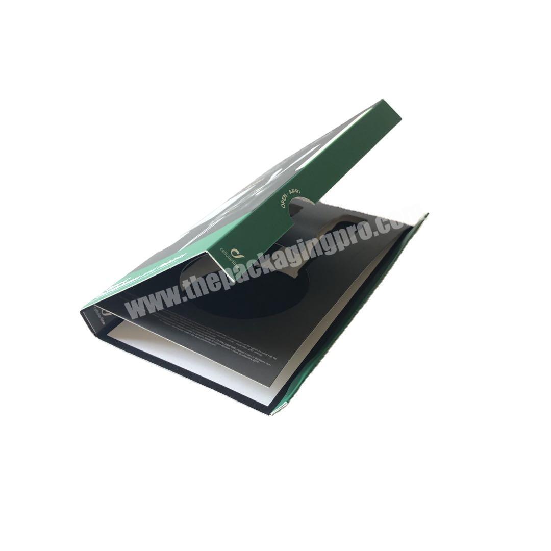Magnet foldable cardboard paper packaging rigid folding display box with best price for Apple data cable