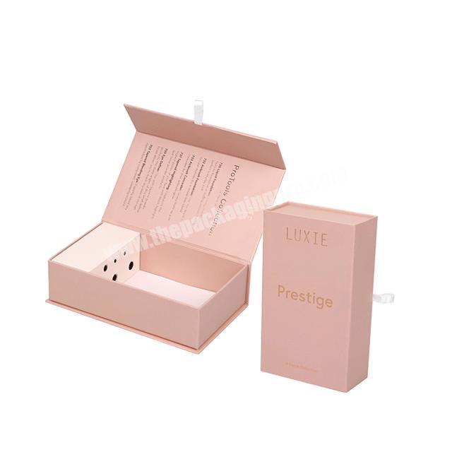 Magnetic Cardboard Cosmetic  Packaging  Makeup Brush Box
