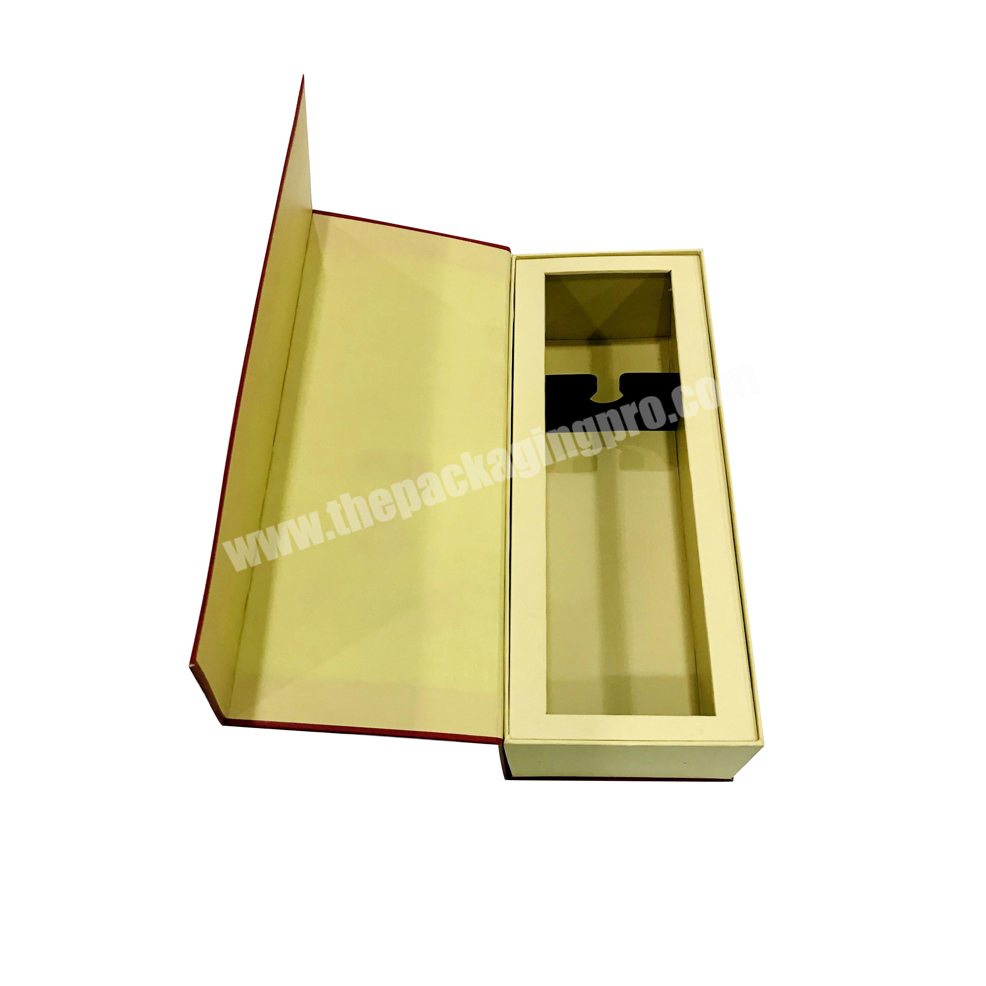 Factory Magnetic Closure Cardboard Gift Box Packaging With Inner Tray