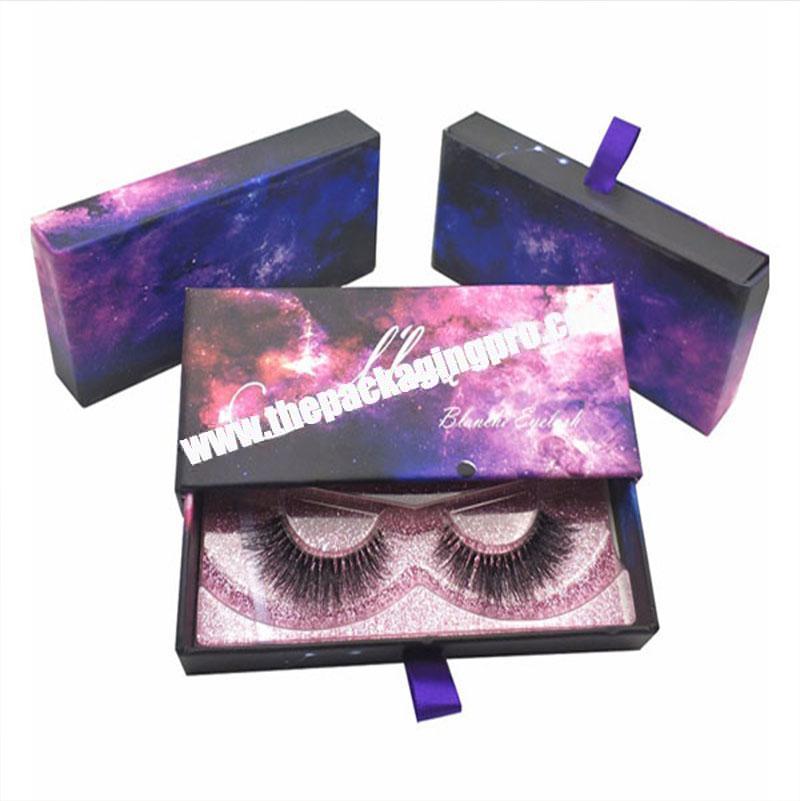Magnetic Lashes Box with eyelash tray 3D Mink Eyelashes empty Boxes False Eyelashes Packaging Case free logo print