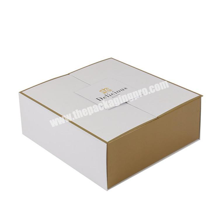 magnetic two door open creative packaging box for clothes