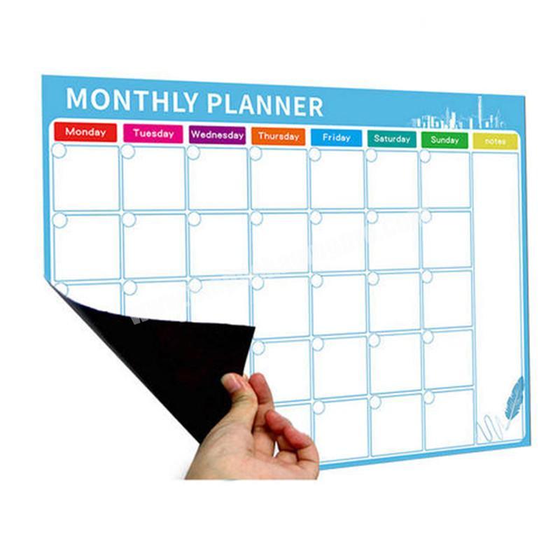 magnetic weekly and monthly planner