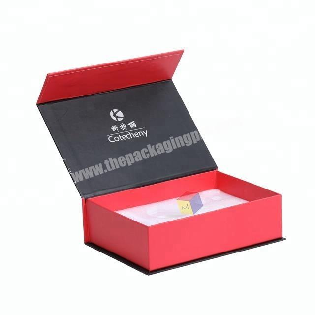 magneticed closure gift packaging skincare set box