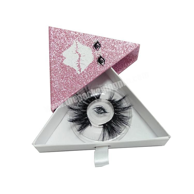 Make Your Own Private Label Empty Mink Paper Eyelash Packaging Gift Box With Magnetic Closure