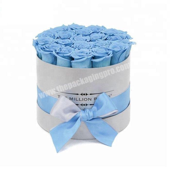 Manufactory Direct High Quality Custom Round Flower Paper Kraft Box For Wedding Favors