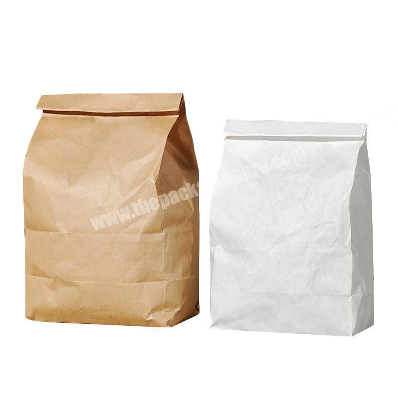 Manufactory Free Sample  Brown  Kraft Paper for Food Delivery with Customized Logo