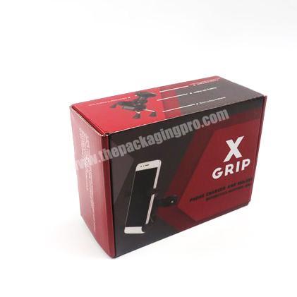 Manufacture Custom Logo Corrugarred Box For Phone Holder Packaging Boxes