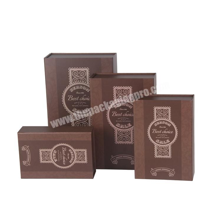 Manufacture folding packaging box magnetic gift box cosmetic cardboard package