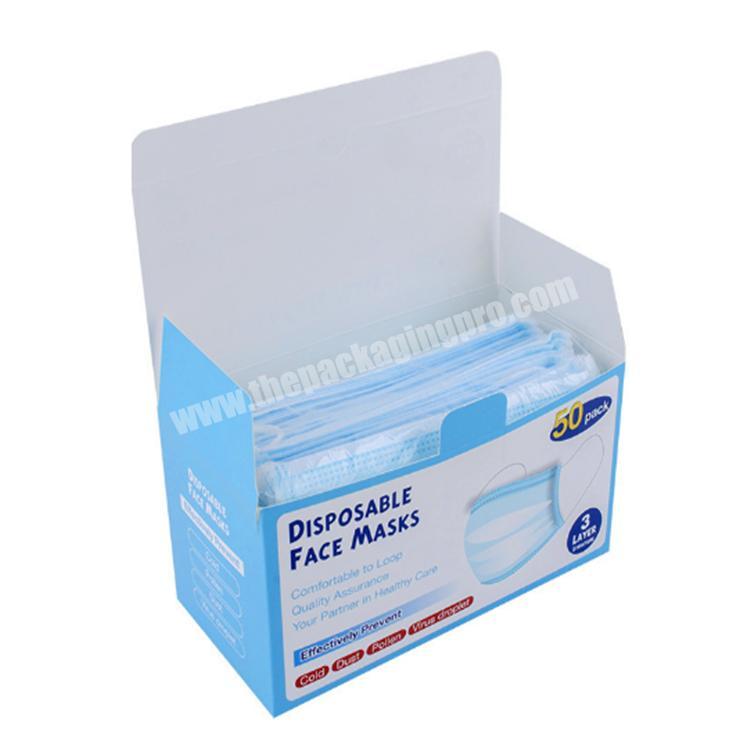manufacture high quality  packaging surgical mask box mask box
