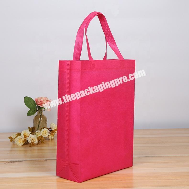 Manufacturer Cheap Eco Friendly Fabric Carry Non Woven Bags in stock