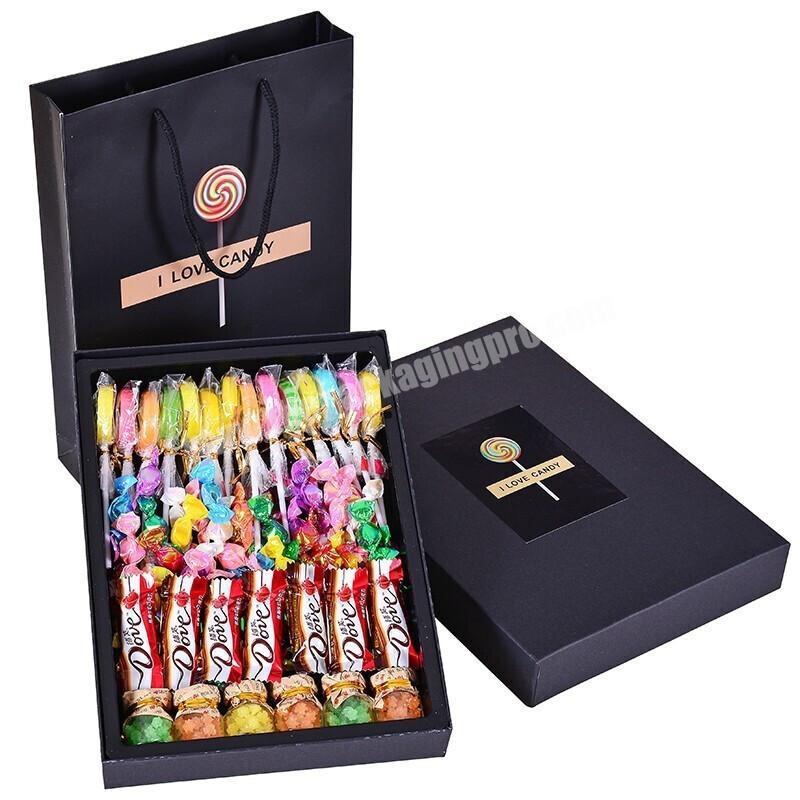 Manufacturer Custom Children Birthday Valentine's Day Practical Creative Gifts Lollipops Chocolate Sweet boxes