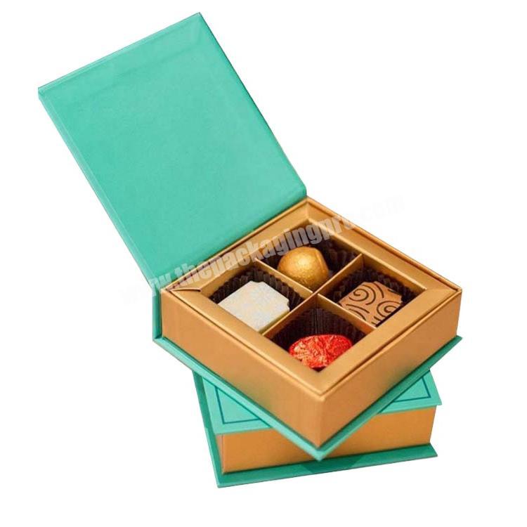 Manufacturer Custom Luxury Candy Chocolate Gift Packaging Bar Boxes for Chocolate Design Magnetic Small Chocolate Box