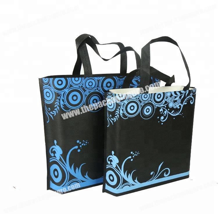 Manufacturer custom print promotional non woven bag with logo