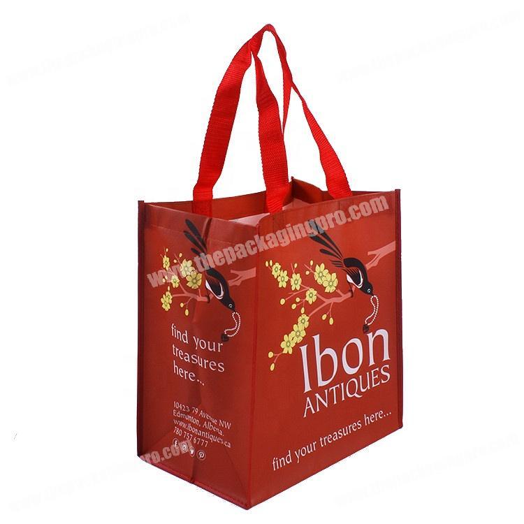 Manufacturer custom shopping bags reusable laminated non woven bag