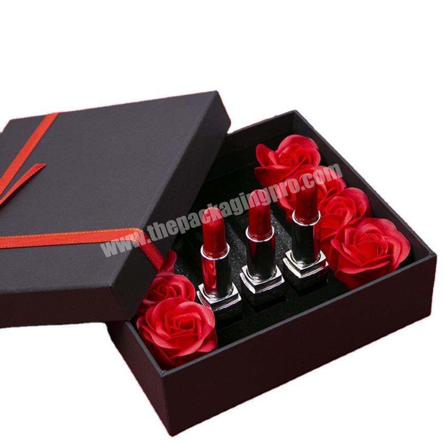 Manufacturer custom square gift box lipstick gift box cosmetic gift box