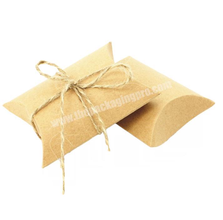 Manufacturer custom vintage cowhide pillow box creative environmental protection gift box