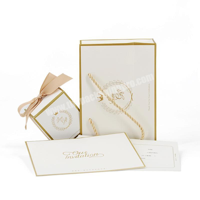 Manufacturer custom white square gift box birthday gift box