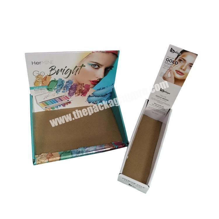 Manufacturer customized color printing cosmetic packaging paper mask display box