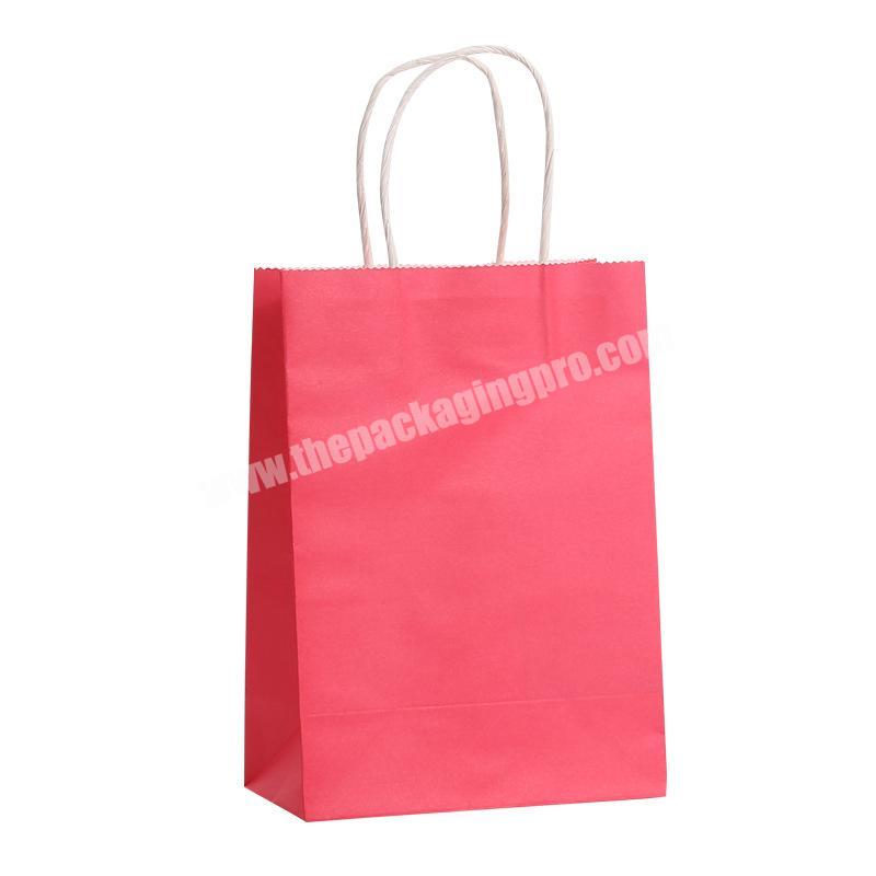 Manufacturer customized colorful kraft paper bags can be used for snack packaging
