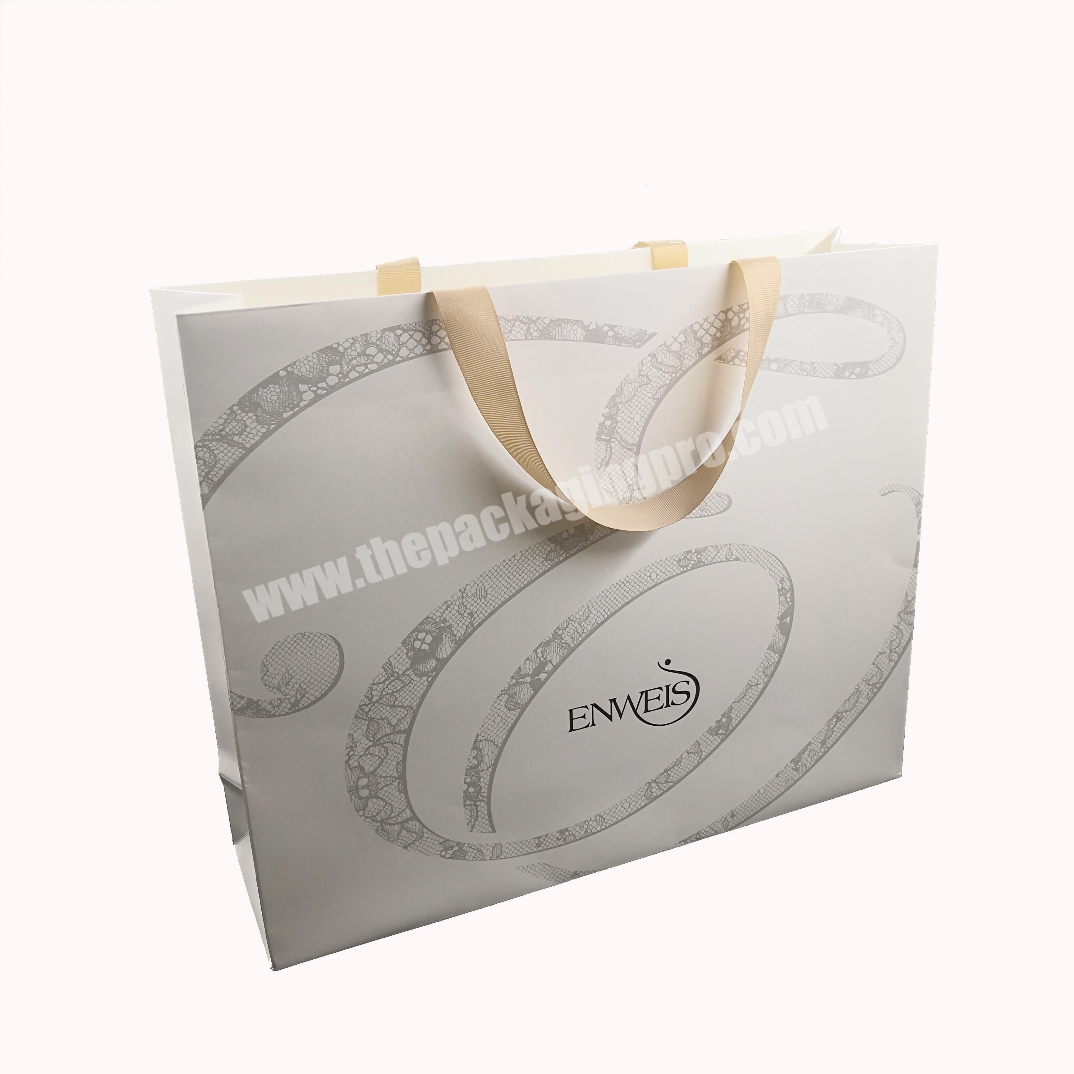 Manufacturer Highend Custom Logo Custom Paper Bags With Logo