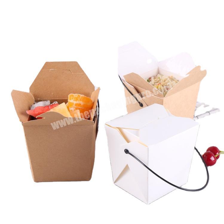 Manufacturer hot sale kraft paper box packaging disposable kraft paper box foldable kraft paper box