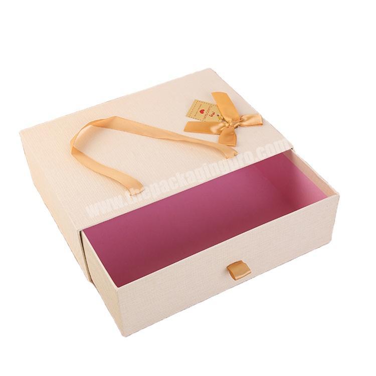 Manufacturer latest drawer gift box slim box drawer sliding drawer gift box