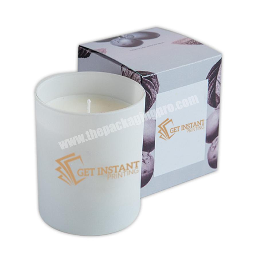Manufacturer luxury custom candle box packaging