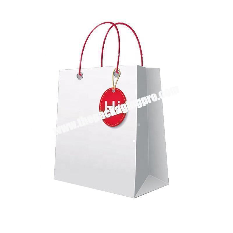 Manufacturer Personalized Custom Printing Flower Return Gift Shopping Paper Bag
