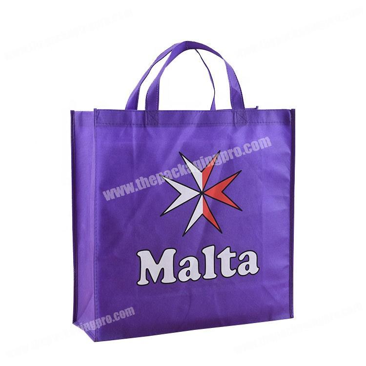 Manufacturer promotional custom non woven bag for shopping