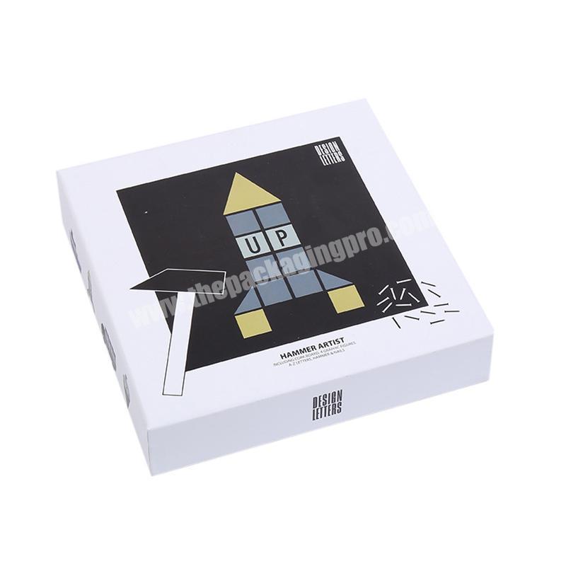 manufacturer white color gift paper box lid and tray gift paper box special color gift box