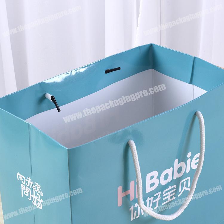 Manufacturer wholesale paper bag garment gift creative paper bag advertising handbag customized