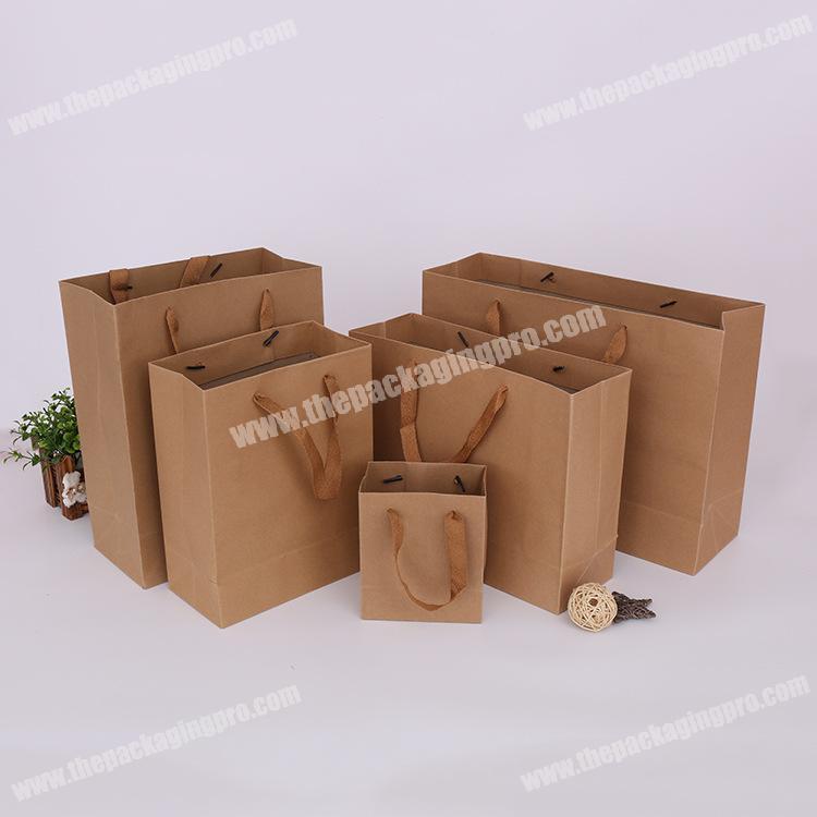 Manufacturers custom shopping gift takeaway kraft paper bags