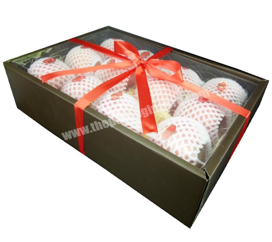 Manufacturers custom wholesale general gift box 12 fruit apple gift box supermarket dedicated high-grade fruit gift box