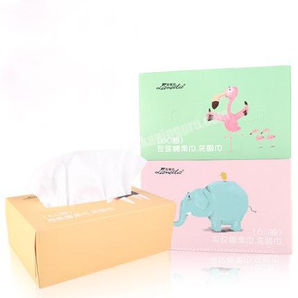 Manufacturers direct customized sanitary tissue cosmetic cotton suction paper packaging box