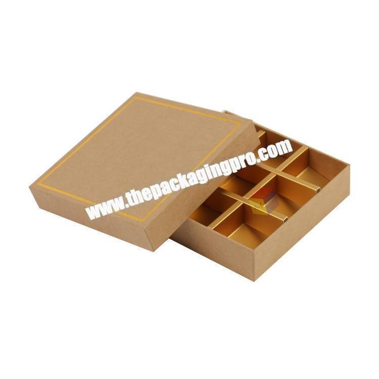 manufacturers gift packing chocolate boxes with cavity