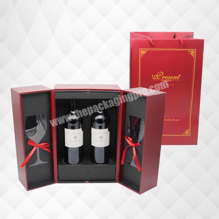 Manufacturers sell exquisite and durable folding wine boxes, handbags and double-layer wine boxes