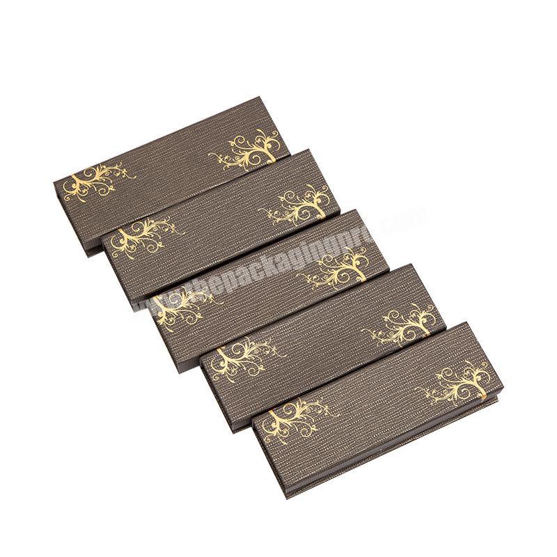 Manufacturers supply custom printed with logo pen case business pen packaging paper gift box stationery boxes