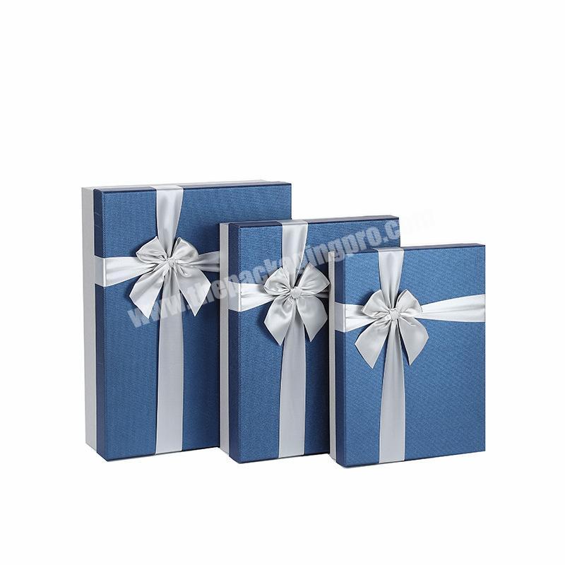 Manufacturers Supply Custom Scarf Box Spot Gift Box Cosmetic Bowknot Holiday Packaging boxes