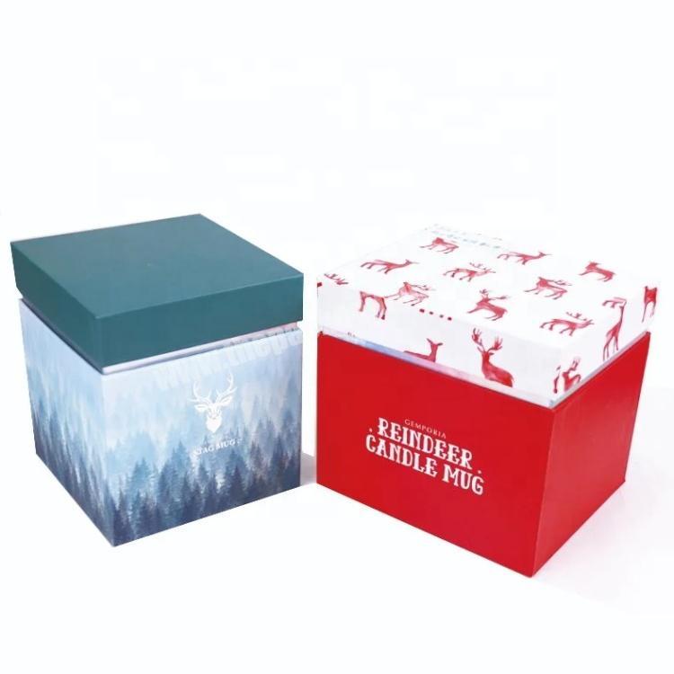 Manufacturers Wholesale Printed Square Paper Gift Packaging Box for CandlesGiftsCosmetics