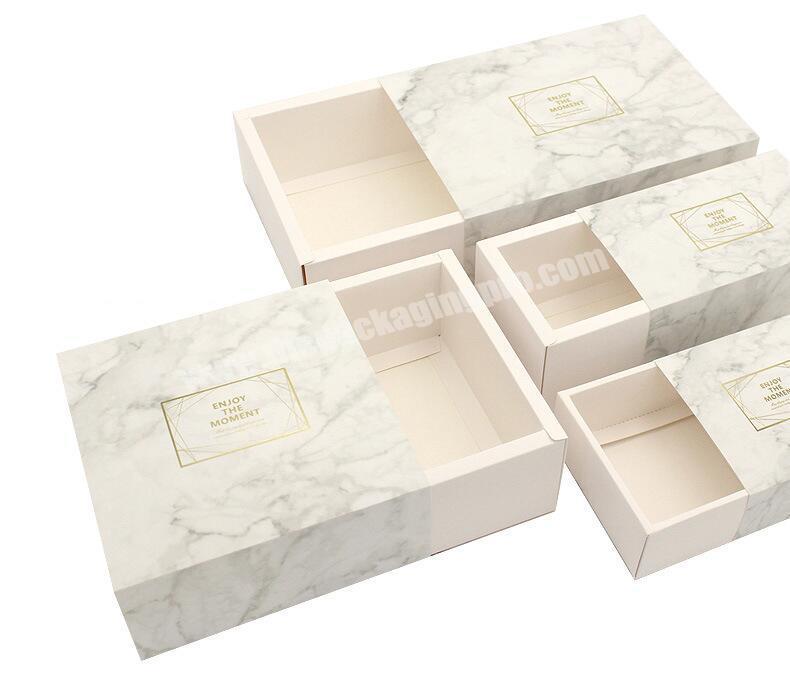 Marble Color Vintage Wedding Candy Box Gift Bag Kraft Paper Gift Box Chocolate Boxes Cookies Bag