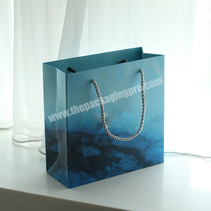Marble Paper Bag Black Kraft Paper Gift Ribbon Bag Machine Price