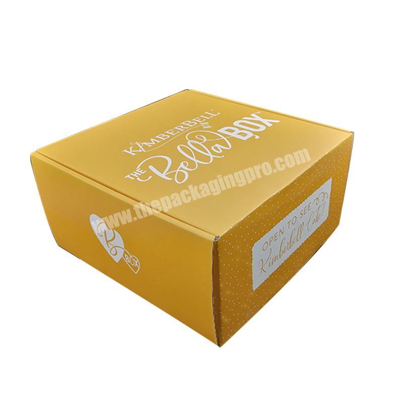 Matt Finish Luxury Design Flat Pack Corrugated Cardboard Packaging Box For Shoe