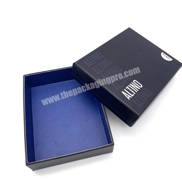 Matt lamination packaging box luxury flat pack flip lid paper boxes printing with logo