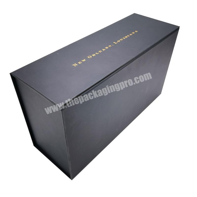 Matte Black Cardboard Paper book shape box flip box with Double Layer model airplane for toy packaging boxes