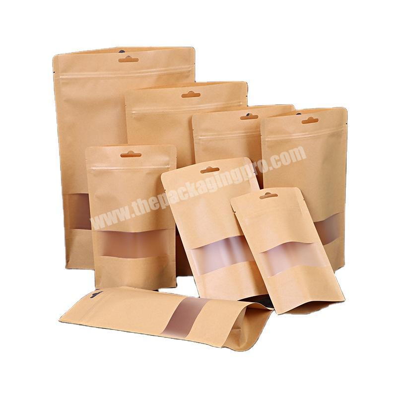 matte finish bags frosted window stand up pouch with hang hole plastic stand up food grade pouch