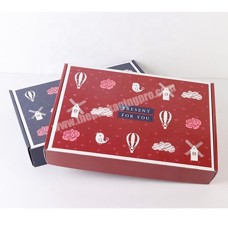 Matte Laminate Custom Logo Paper Cardboard Folding Flip Top Closure Packaging Boxes For Hoodie Clothing Packing