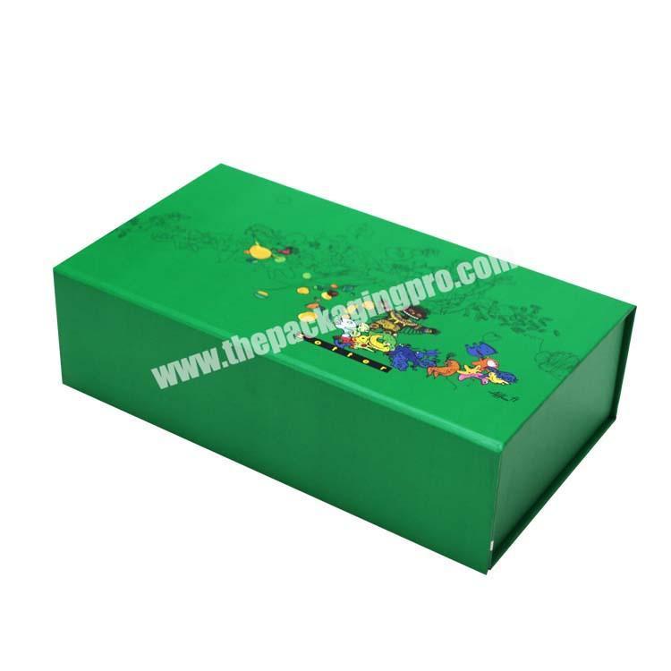Matte Lamination Black Rectangle Collapsible gift Packaging Box