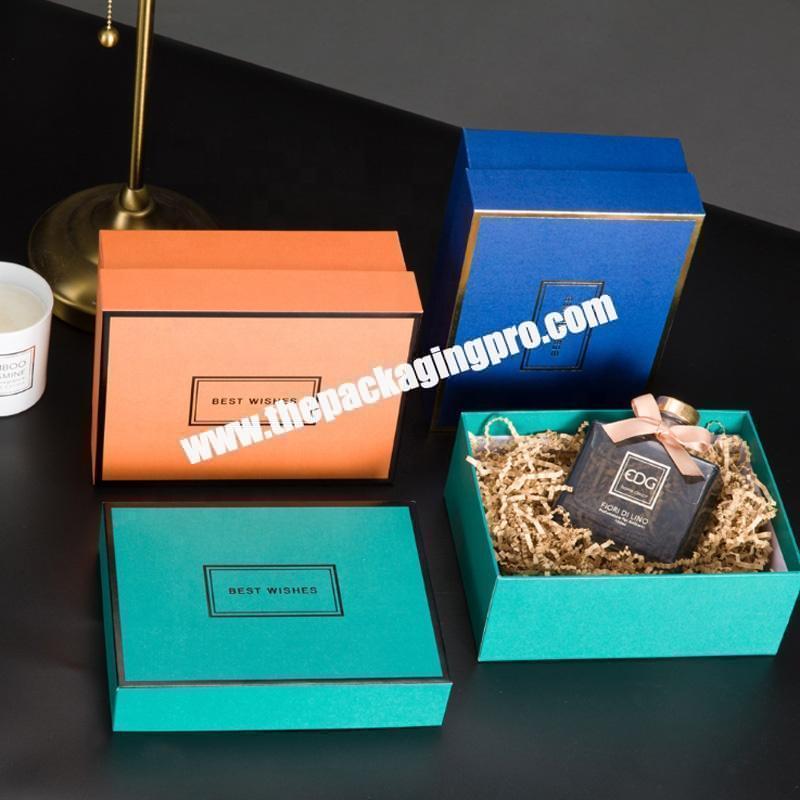 Matte White book shape magnet flap paper box flip Paperboard Chocolate Box gift boxes with magnetic lid closure