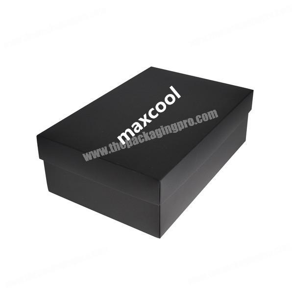 Maxcool China factory custom high quality shoes packaging lid off gift box